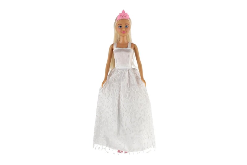 Panenka Anlily nevěsta v šatech 28cm bílá